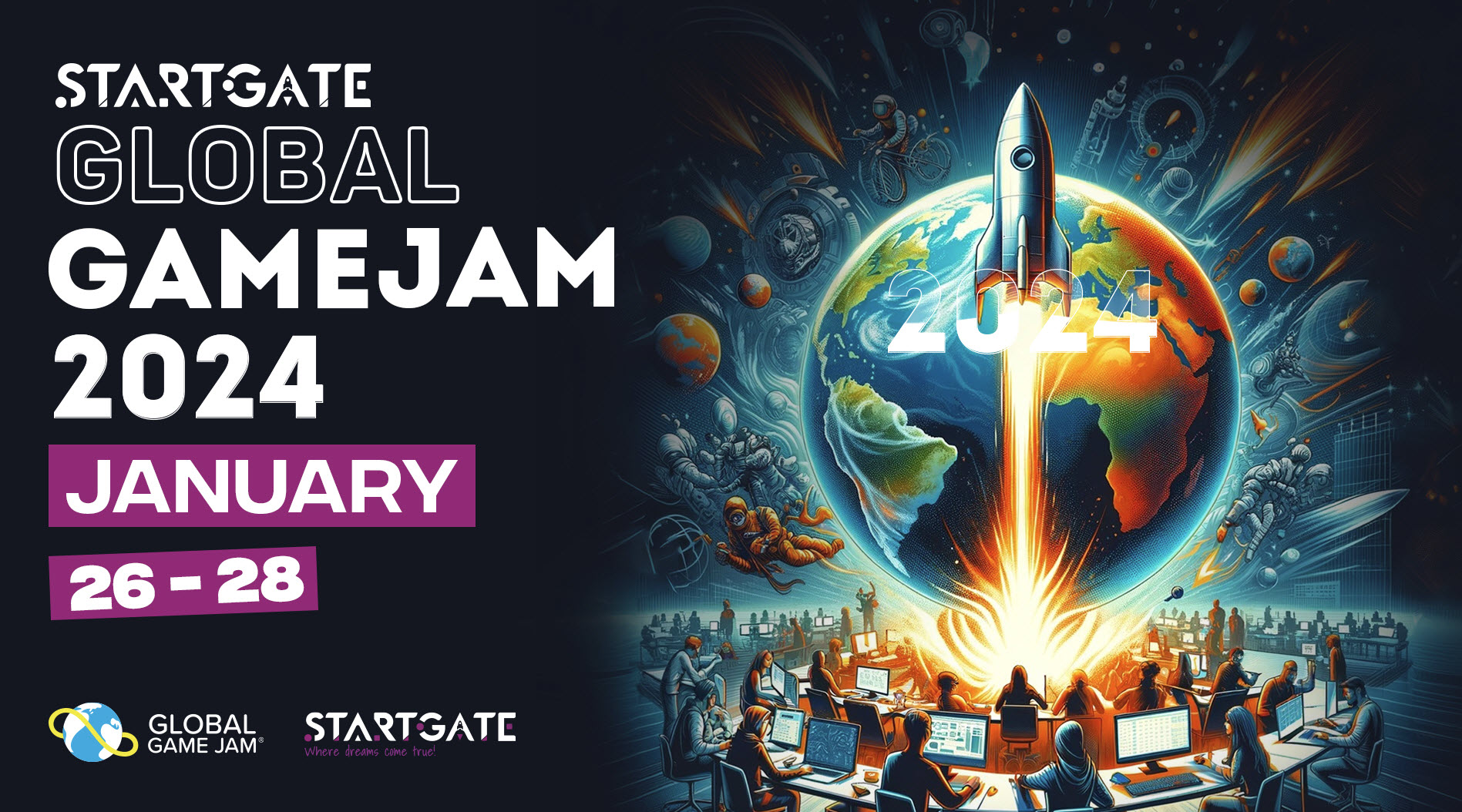 Startgate Global Game Jam Cesur Oyun Geli Tiricileri Bekliyor