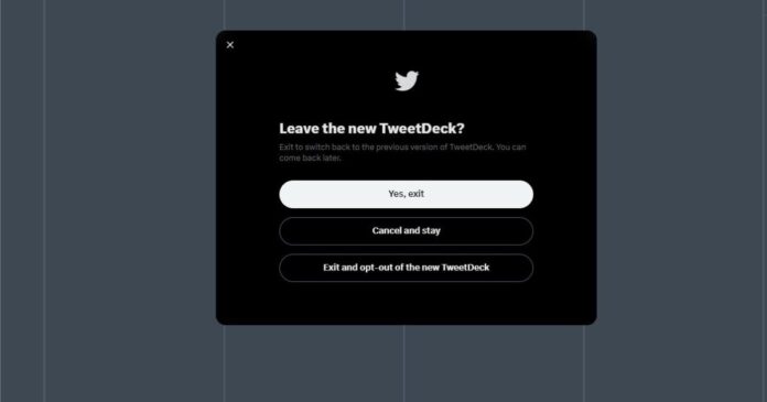 TweetDeck sürümü