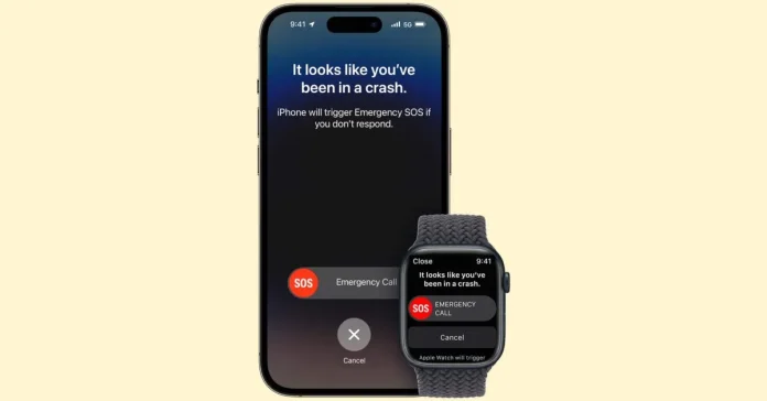 Apple Watch çarpışma tespiti