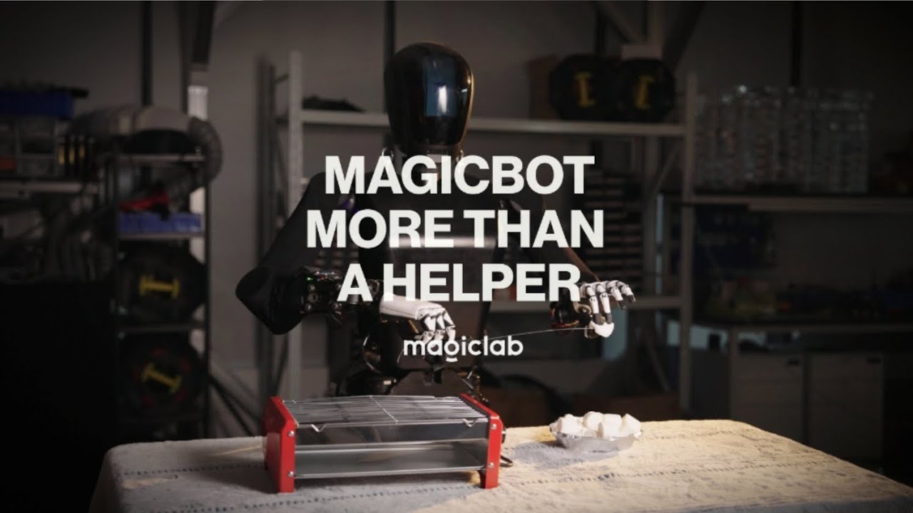 İnsansı robot MagicBot, şekerleme Kızartıyor, dans ediyor