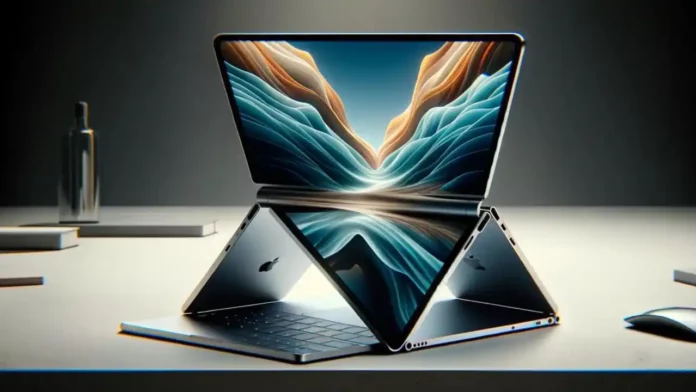 Katlanabilir ekranlı MacBook