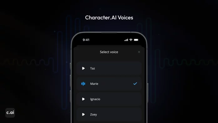 Character.AI ses kullanımı