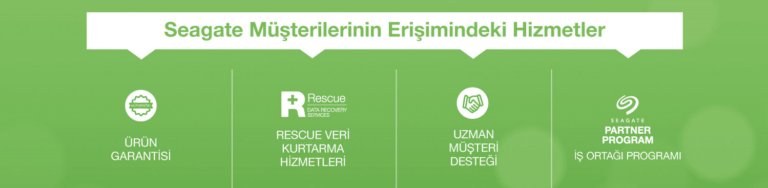 Seagate müşterilerine sunulan hizmetler