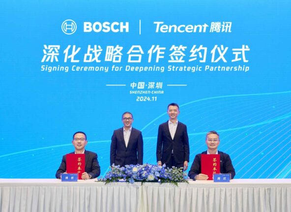 Tencent, Bosch ile yapay zeka ortaklığını genişletecek.