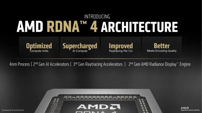 AMD’nin RDNA 4 mimarisi masaüstü platformu hedefliyor.